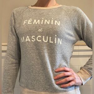 Madewell x Sezane Feminin et Masculin Sweatshirt